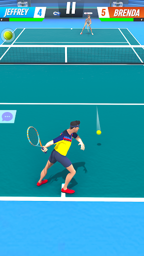 Real World Tennis 3D Game Screen 2
