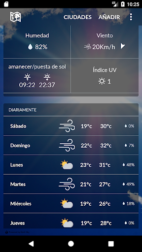 Uruguay Weather Screen 2