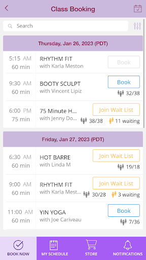 Rhythm Studios Fitness Screen 2