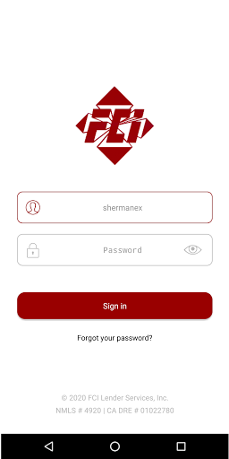 Android application FCI Lender App screenshort