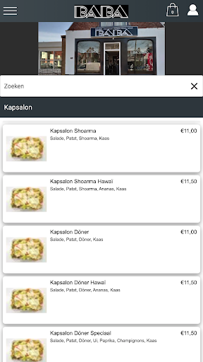 Android application Baba Drachten screenshort