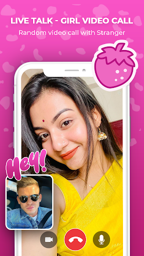 Android application Live Chat - Girls Random Call screenshort
