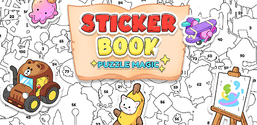 Sticker Book: Puzzle Magic