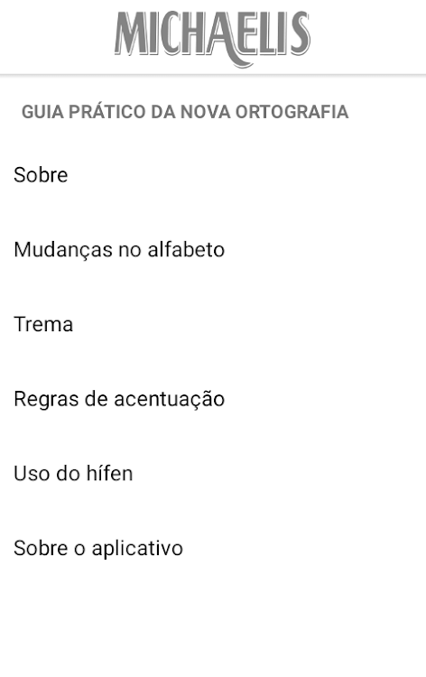 Michaelis Guia Nova Ortografia - 1.0.6 - (Android)