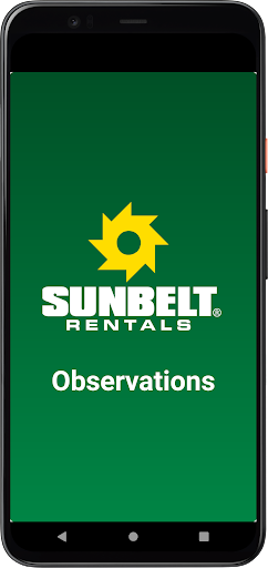 Android application Observations - Sunbelt Rentals screenshort