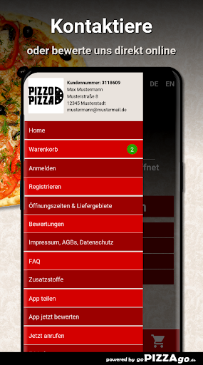Pizzo Pizza Jena Screen 3