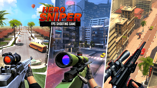Hero Sniper FPS Shooting Games  screenshots 6