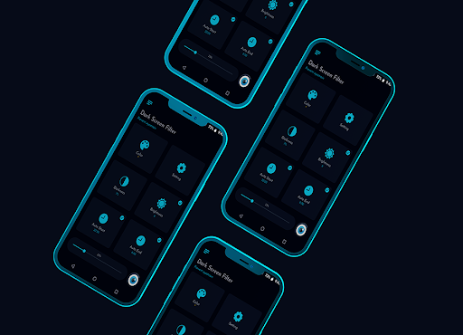 Android application Dark screen filter screenshort