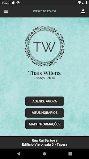 Android application Espaço Beleza TW screenshort