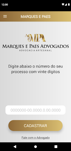Android application Marques e Paes Advogados screenshort
