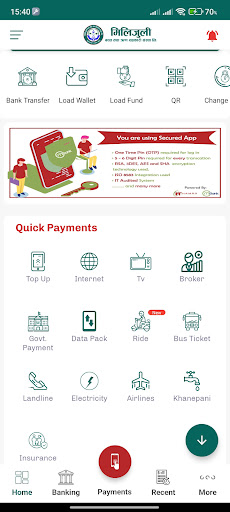 Milijuli Smart mBank Screen 2