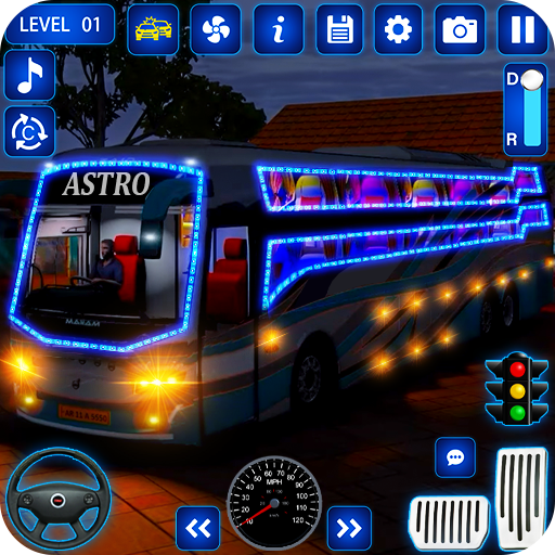 Bus drive simulation game