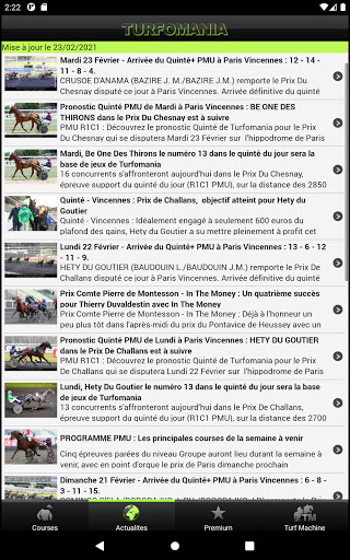 TURFOMANIA - Turf et pronostic