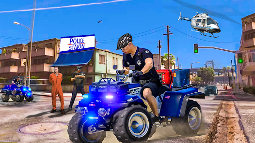 Imágen 10 Police ATV Quad Bike Simulator android