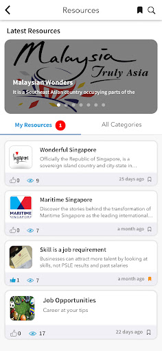 RP Alumni Portal (RAP) Screen 2