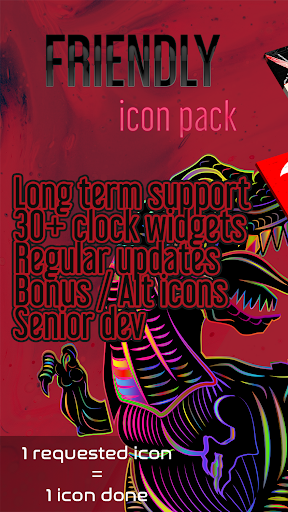 Android application Friendly Icon Pack screenshort