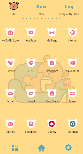 Laid-Back Mr. Bear Theme +HOME Screen 3