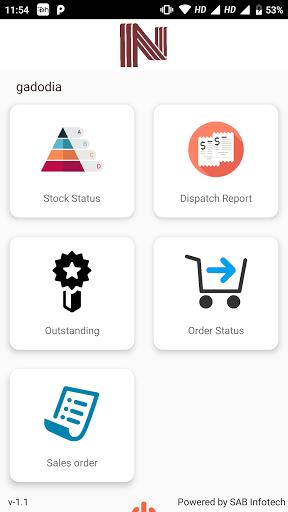 Android application Navsari Polo ERP screenshort