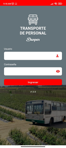 Android application Transporte Personal screenshort