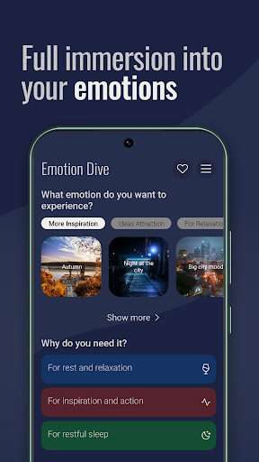 Emotion Dive - Swipe and Relax Screen 2