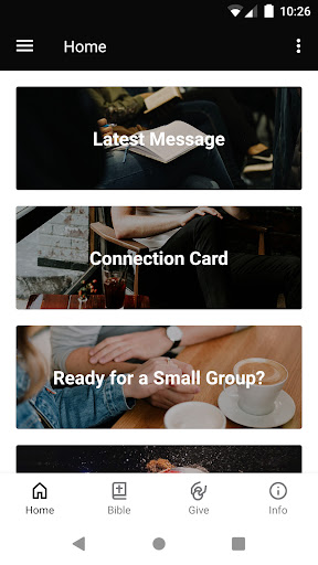 Android application Central Faith Church screenshort