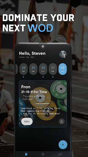 Android application Workout Log - Training Journal screenshort