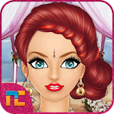 Indian Wedding Girl Makeup and Dressup icon