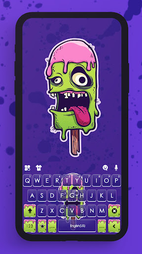 Android application Graffiti Ice Cream Keyboard Ba screenshort