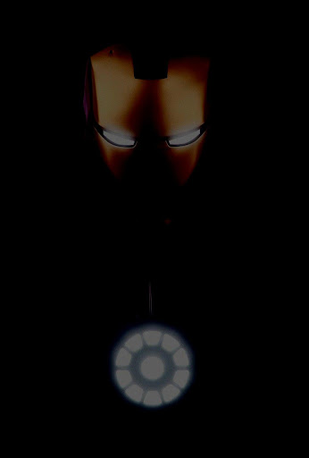 Android application Flashlight IronMan screenshort