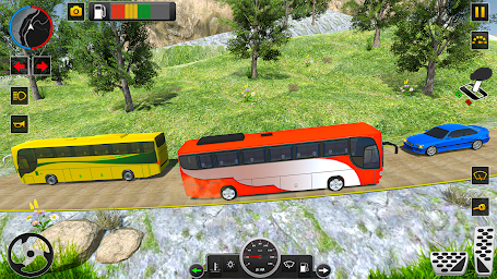 Drive Hill Coach Bus Simulator : Bus Game 2019