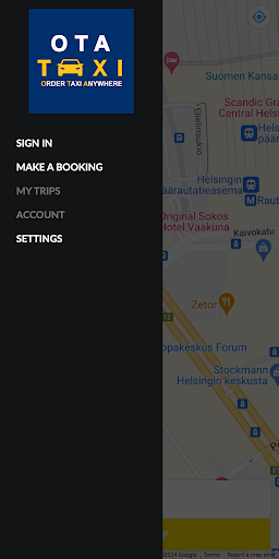Android application Ota Taxi screenshort