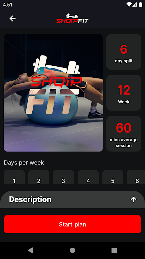ShqipFit - Workouts & Fitness Screen 3