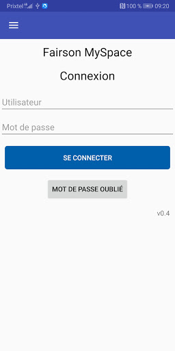 Android application Fairson MySpace screenshort