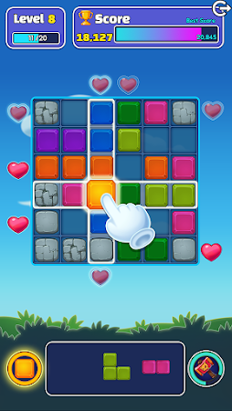 Game screenshot ブロックパズルスタ - Tactox apk download