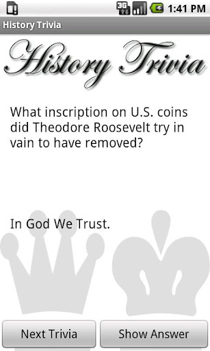 History Trivia Collection Screen 2