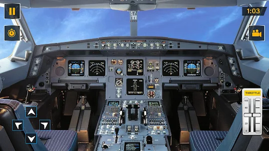 Flugzeug Flug Pilot Simulator