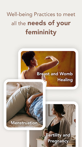 Screenshot of Goddess: Self Care, Wellbeing