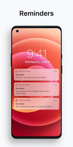 Screenshot of Pomodoro Timer - Focus Keeper