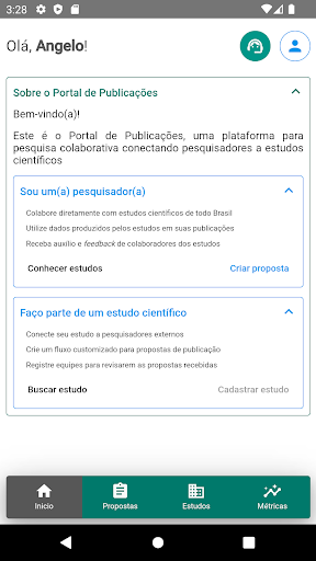 Portal de Publicações Screen 2