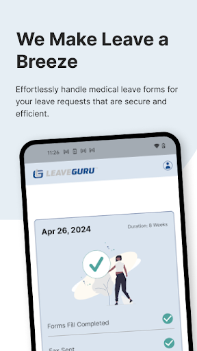 Android application LeaveGuru screenshort