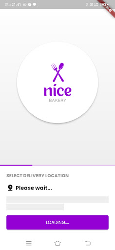 Android application Nice Bakery screenshort