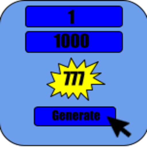 Simple number generator logo
