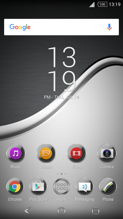 Silver Brushed for Xperia - 1.6.5 - (Android)