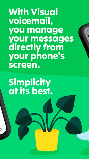 Fizz | Visual voicemail Screen 2