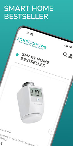 Android application smartathome - Onlineshop screenshort