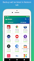 screenshot of App Backup and Restore