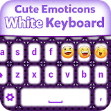 Cute Emoticons White Keyboard icon