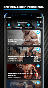 Captura de Pantalla 21 Entrenamientos Brazos y Pecho android