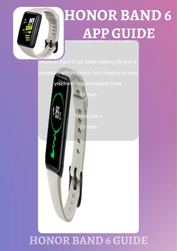 Honor Band 6 | Guide Screen 2