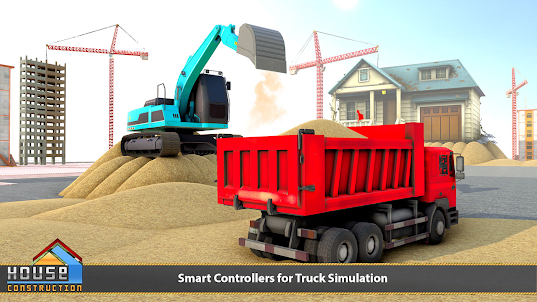 Construction House: Truck game